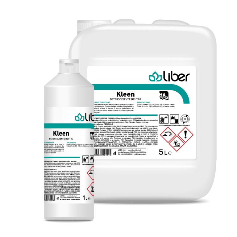 KLEEN detersolvente neutro agrumato L 5