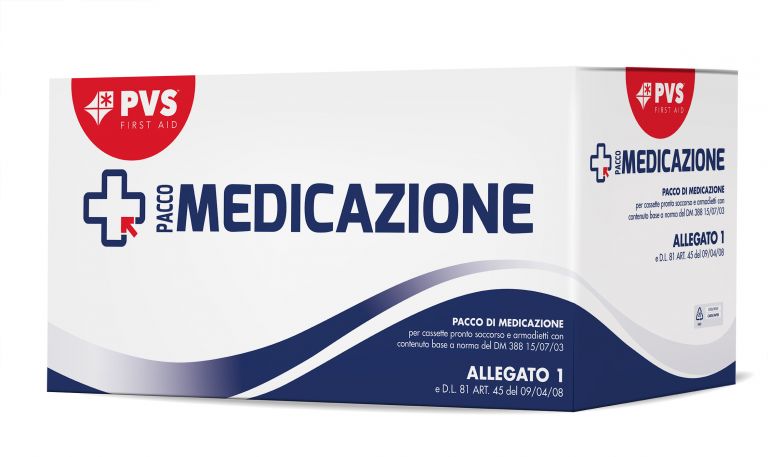 PACCO DI MEDICAZIONE DM 388 ALL. 1 CON SFIGMOMANOMETRO