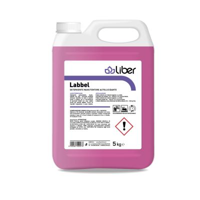 LABEL detergente manutentore autolucidante L 5 LIBER