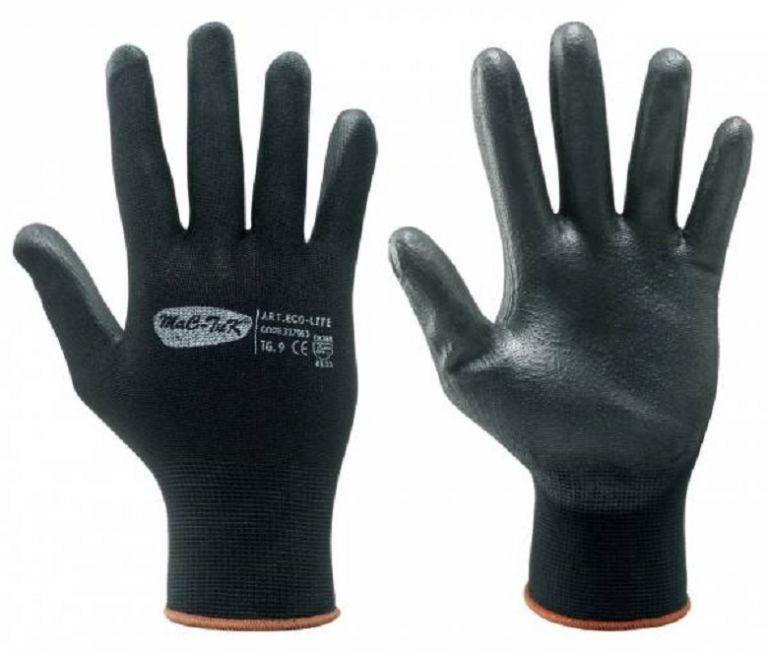 GUANTO NYLON ECO LITE NERO pz.12