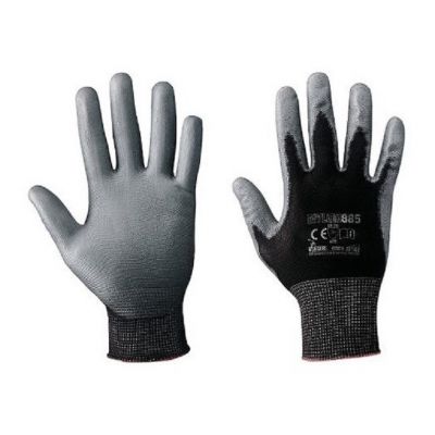 GUANTO NYLON 885 nero/grigio pz.12