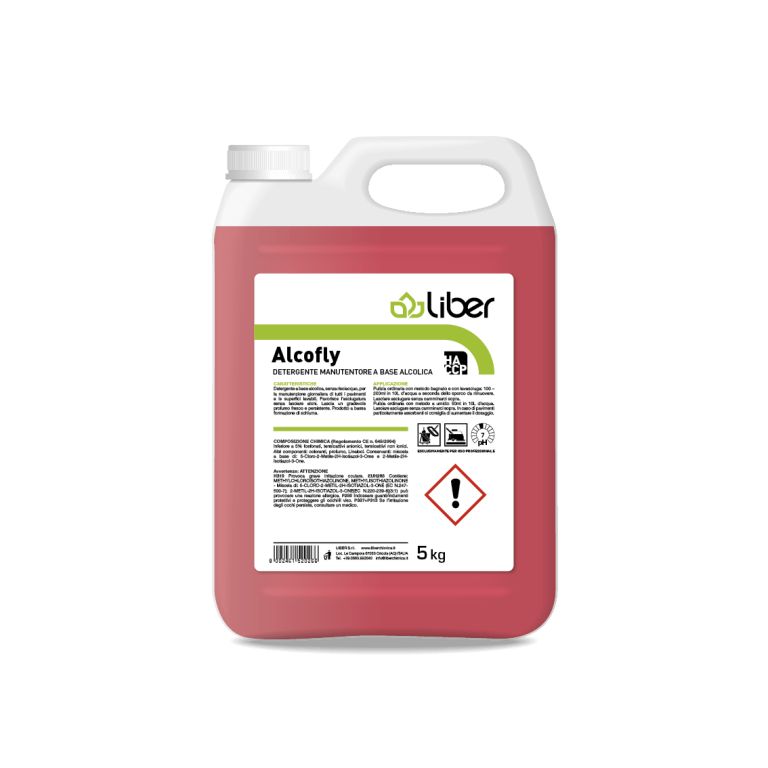 ALCOFLY detergente manutentore a base alcolica L 5